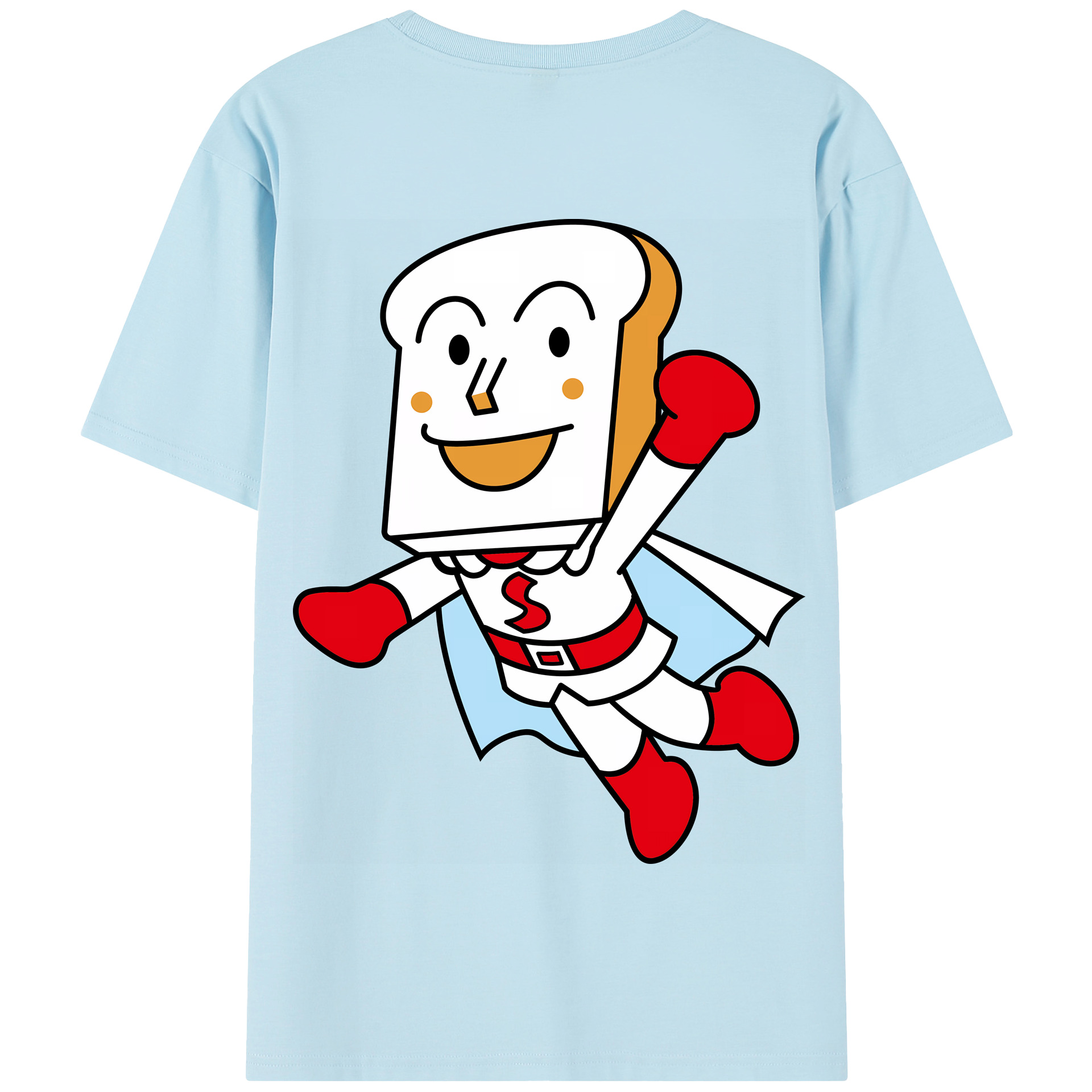 （画像用） アンパンマン Anpanman 綿100％半袖Tシャツ（背面プリント）